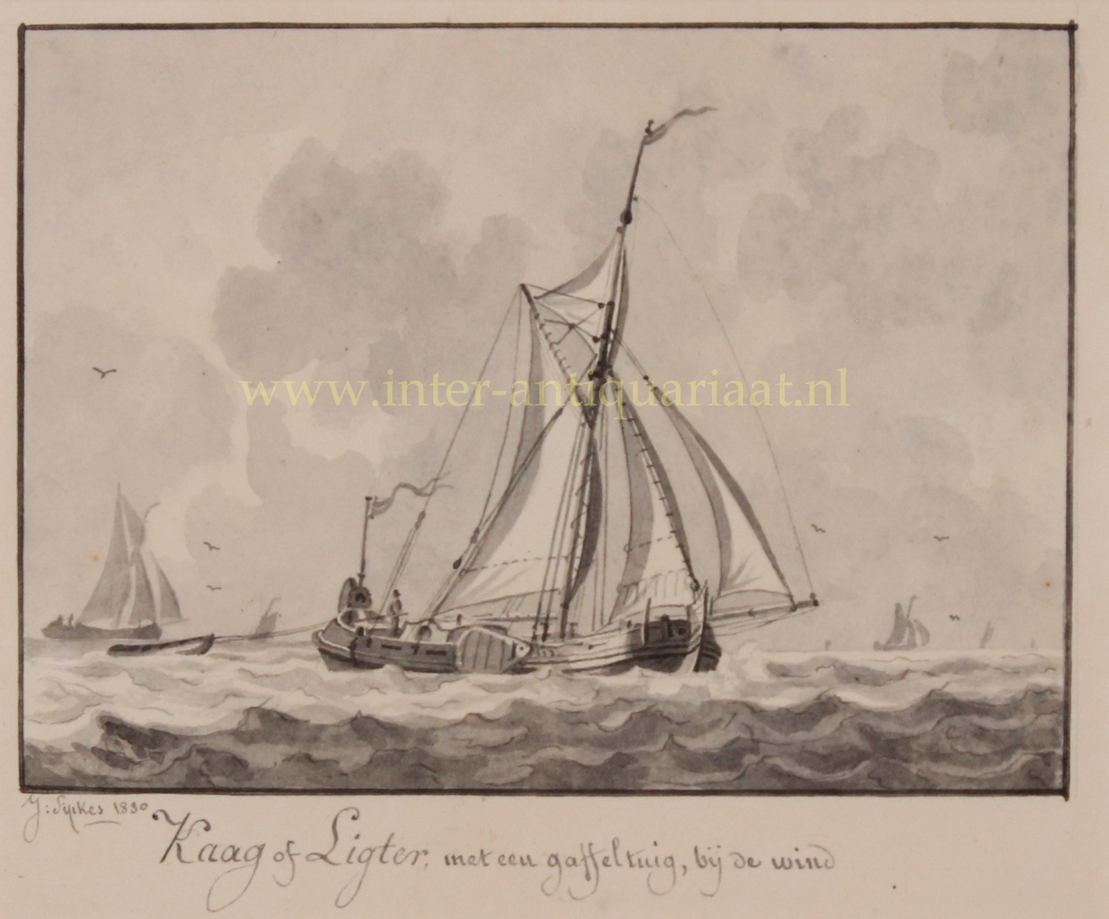 Sipkes-- Joseph - Dutch kaag (ship) - Joseph Sipkes, 1830