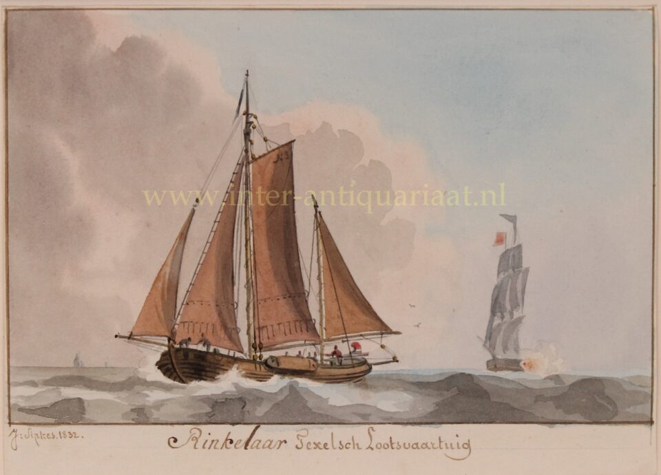 19de eeuwse Texelsche rinkelaar (loodsboot)
