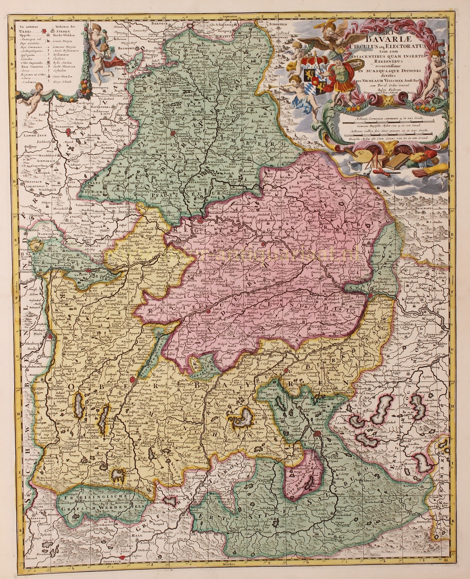 Schenk Jr.-- Pieter - Bavaria (Bayern) - Nicolaes Visscher + Pieter Schenk, ca. 1720