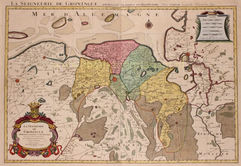 Groningen – Nicolas Sanson + Pieter Mortier, 1692