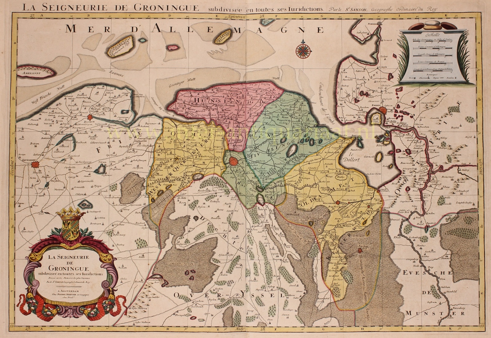  - Groningen - Nicolas Sanson + Pieter Mortier, 1692