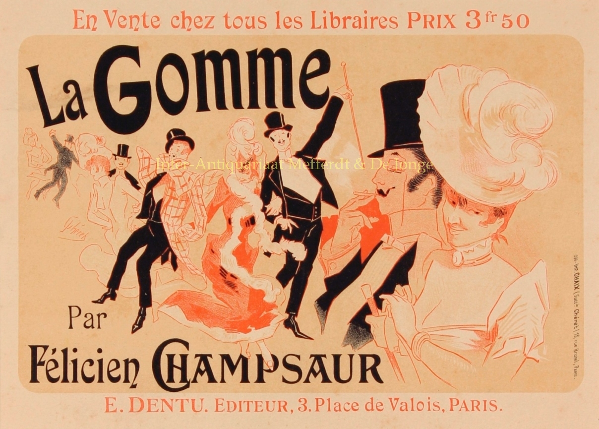 Chret-- Jules - La Gomme - Jules Chret, 1895-1900