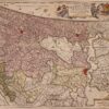 18e-eeuwse kaart van Rijenalnd en Amstelland