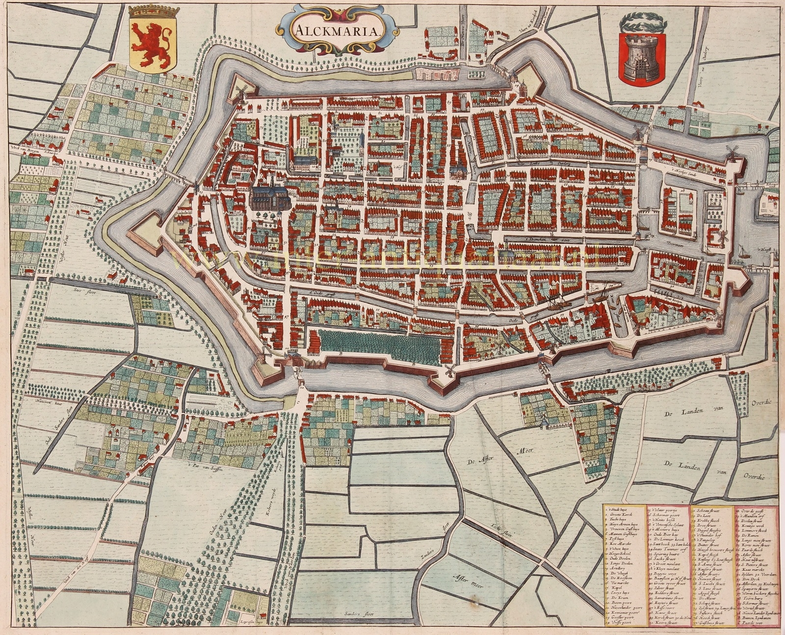 Leti-- Gregorio (1630-1701) - Alkmaar - Frederick de Wit/Gregorio Leti, 1690