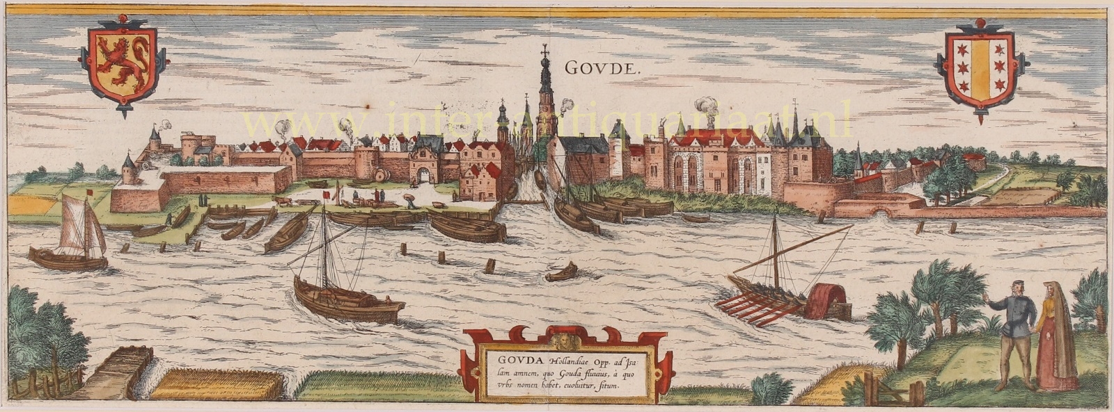 Braun-- Georg - Gouda - Braun and Hogenberg, 1574-1618