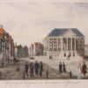 Grote Markt Groningen begin 19e-eeuw