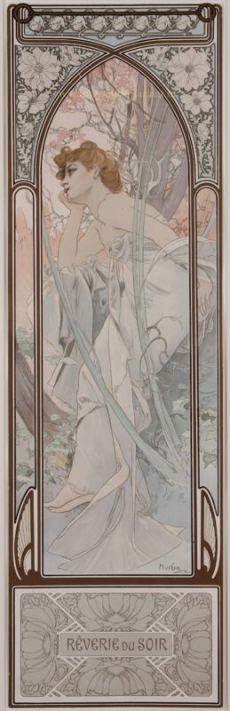 Reverie du Soir – Alphonse Mucha, 1899