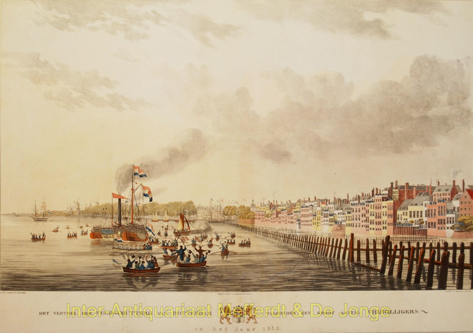 Oosterzee-- W.J. van - Rotterdam schutterij (city guard) - Q.M.R. Ver Huell, 1830