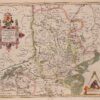 17th century map of the Dutchy of Limburg