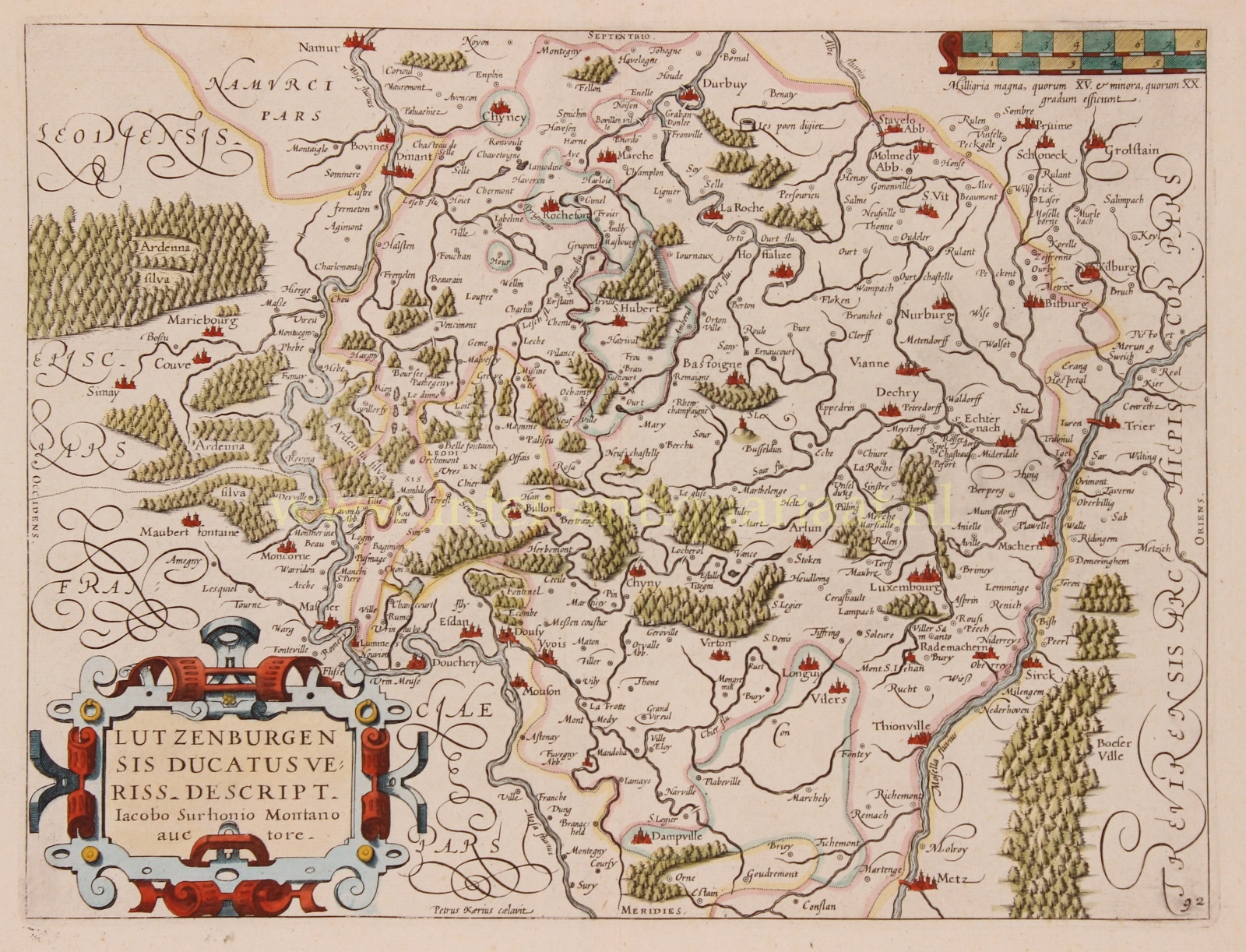 Guicciardini-- Lodovico - Luxembourg - Petrus Kaerius / Ludovico Guicciardini, 1609