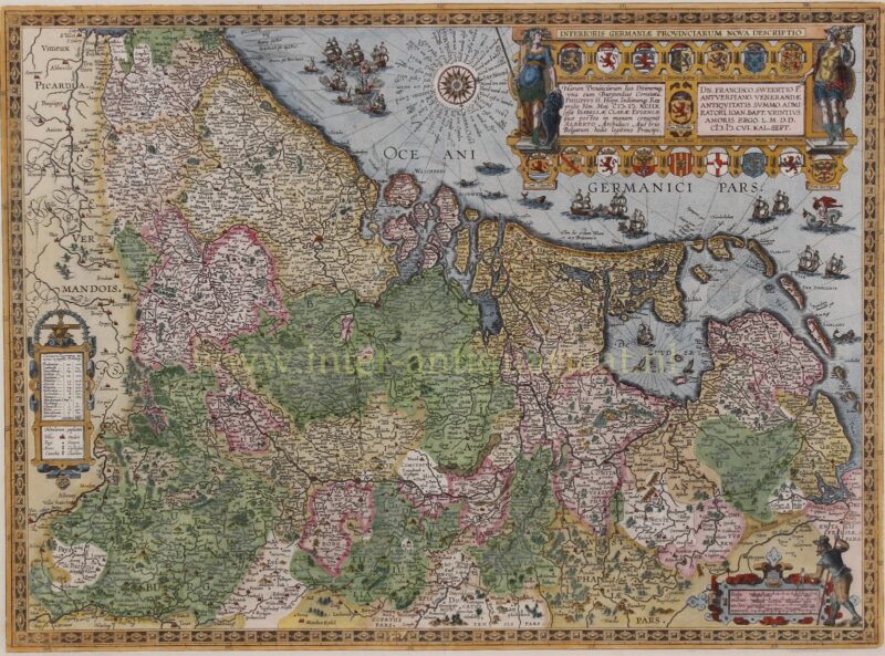 Seventeen Provinces – Johann Baptist Vrients / Abraham Ortelius, 1606