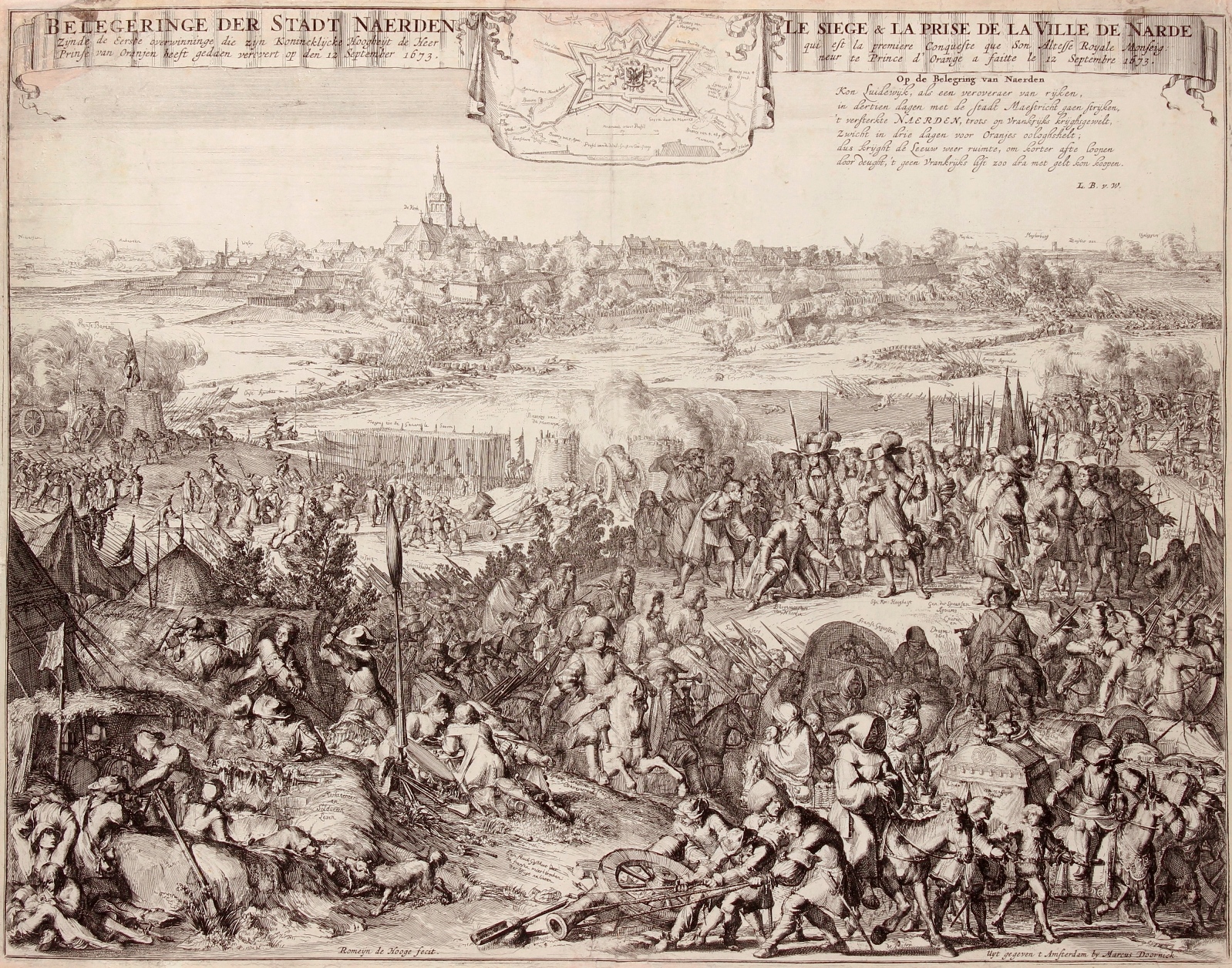 Hooghe-- Romeijn de - Siege of Naarden - Romeijn de Hooghe, 1673