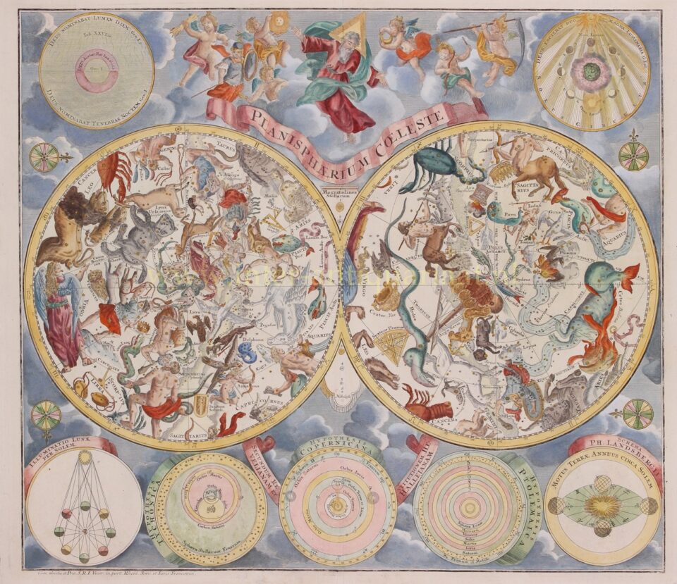 18e-eeuwse hemelkaart