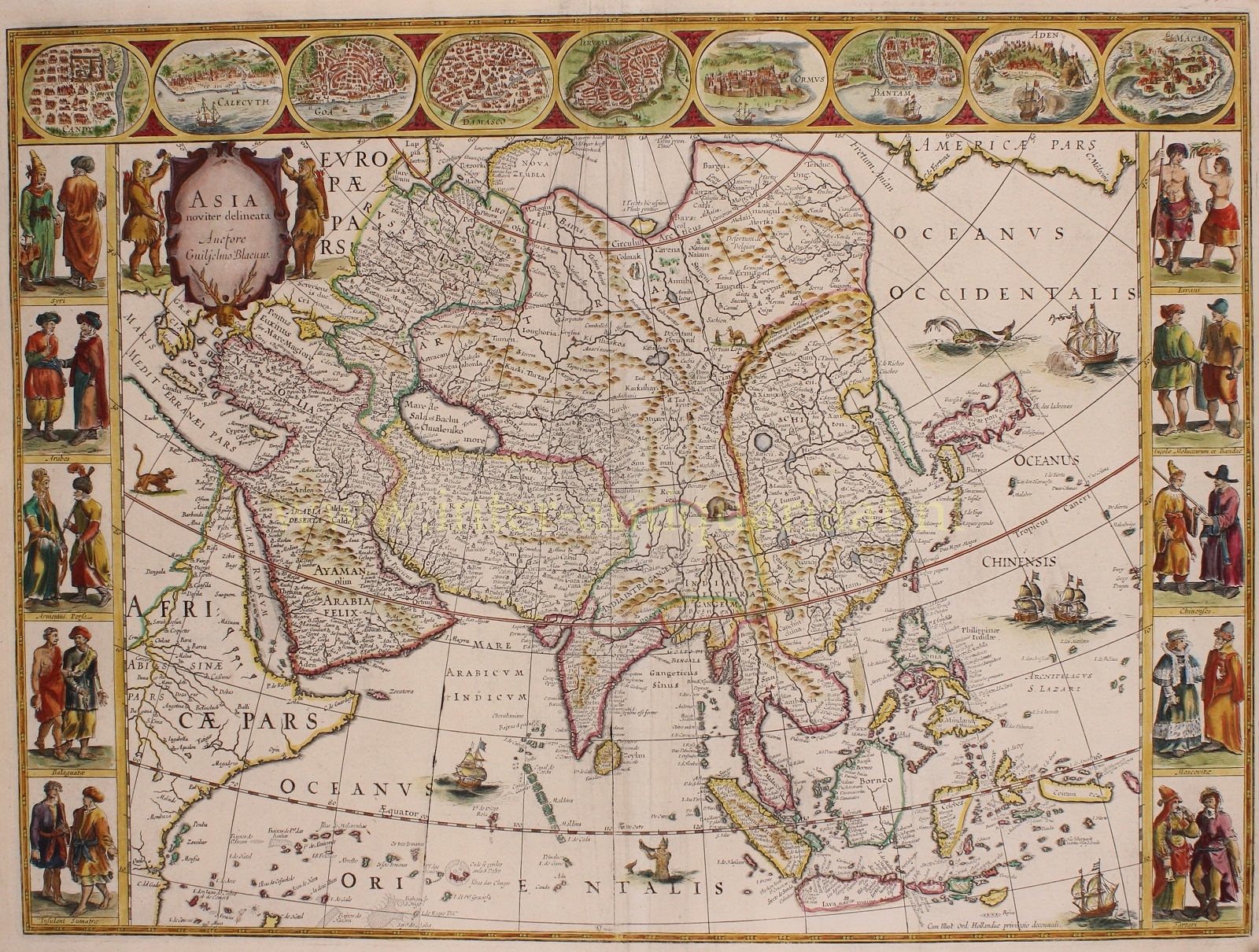 Blaeu-- Willem - Asia - Willem Blaeu, 1621-1630