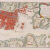 oude kaart Deshima Japan 18e-eeuw