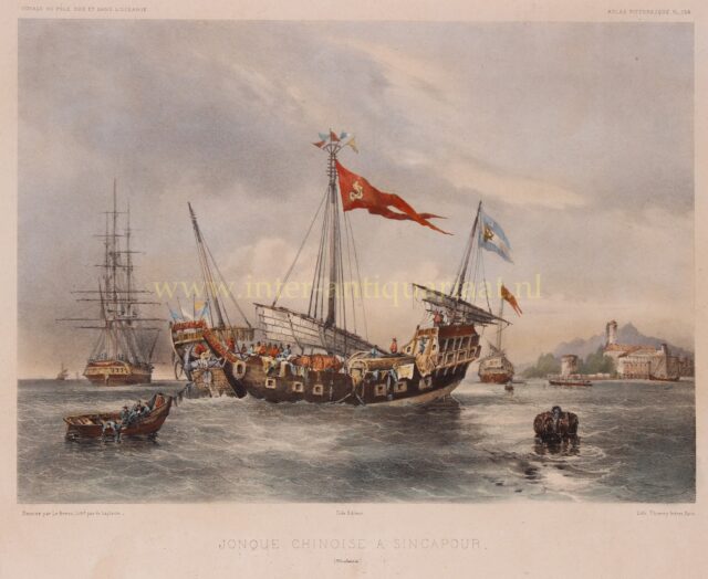 Singapore harbour 19th century