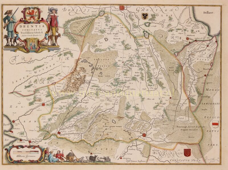 Drenthe – Johannes Janssonius, 1638