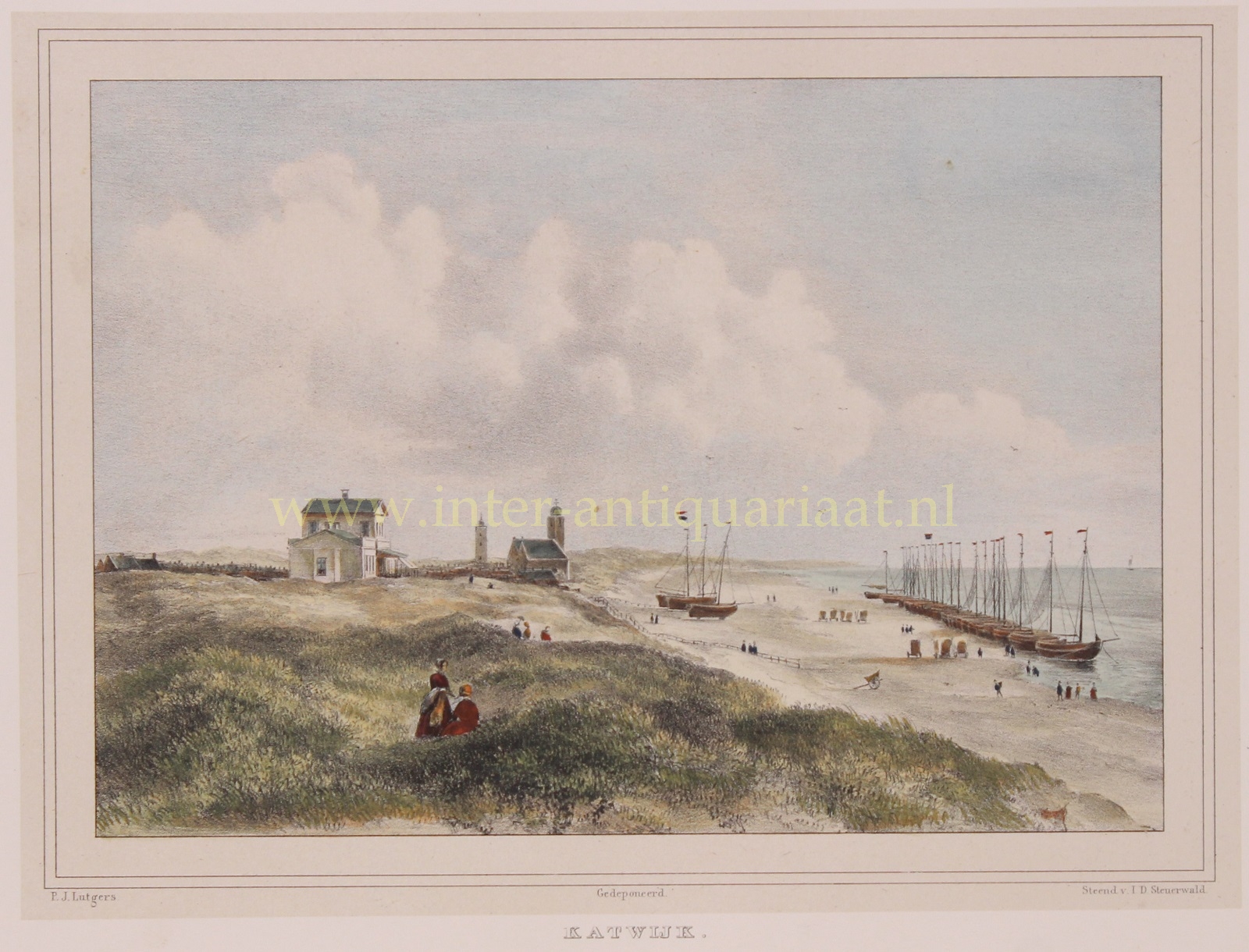 Lutgers-- Petrus Josephus - Katwijk aan Zee - Petrus Josephus Lutgers, 1855