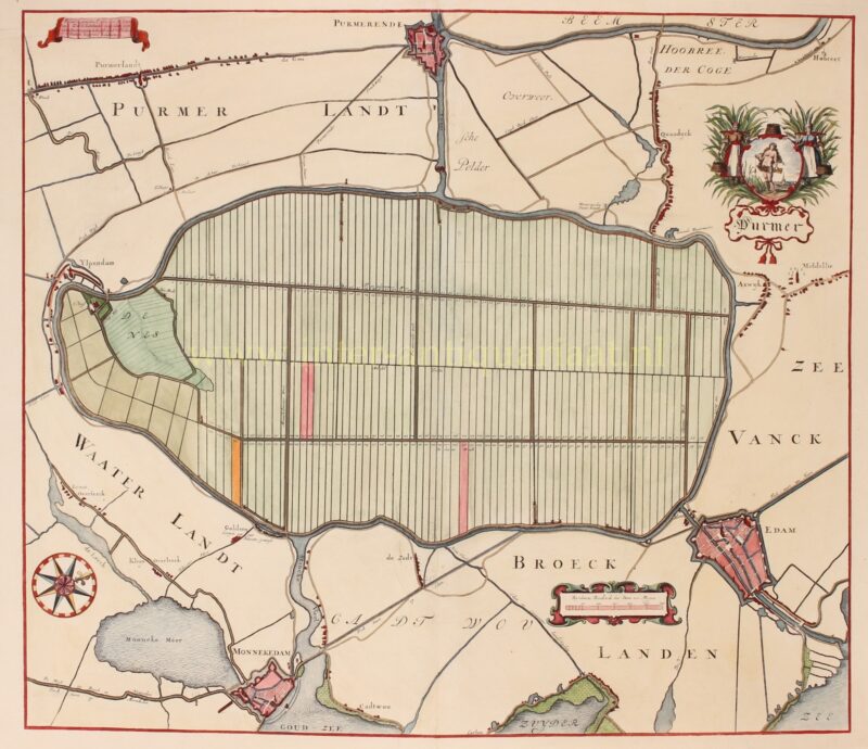 The Purmer polder – Johannes Leupenius, 1683