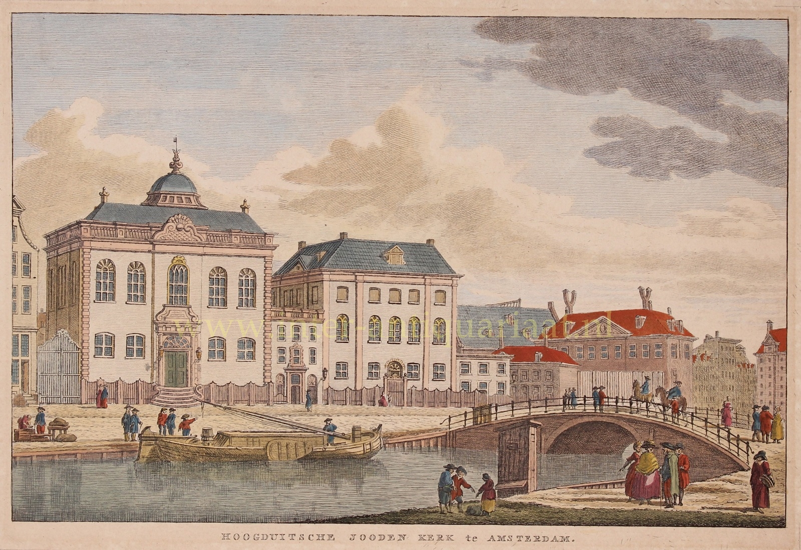  - Amsterdam Great Synagoge - Karel Fredrik Bendorp after Jan Bulthuis, 1793