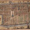 16e-eeuwse kaart van Delft