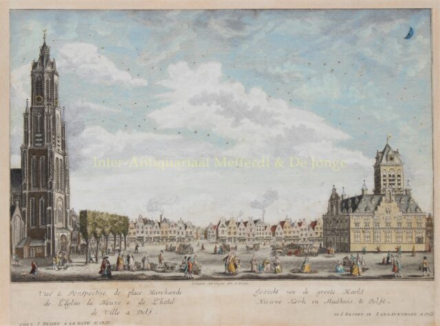 De Markt te Delft - Iven Besoet