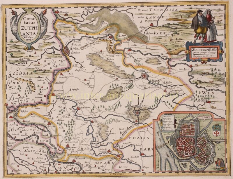 Gelderland, Graafschap Zutphen – Claes Jansz. Visscher, 1634