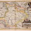 17e eeuwse kaart Gaafschap Zutphen