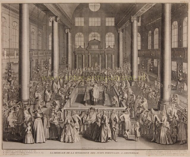 Inauguration of the Portugese Synagogue in Amsterdam 1721