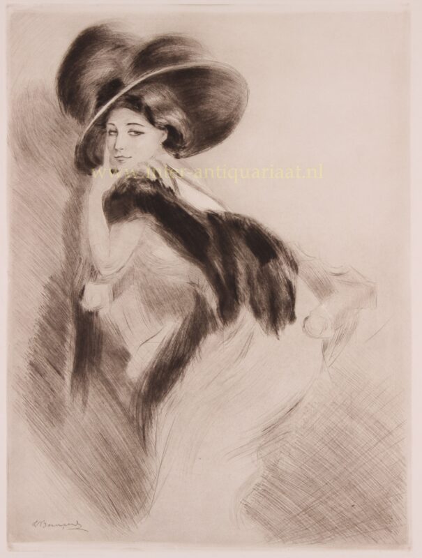 Elegant lady- Luigi Bompard, c. 1914