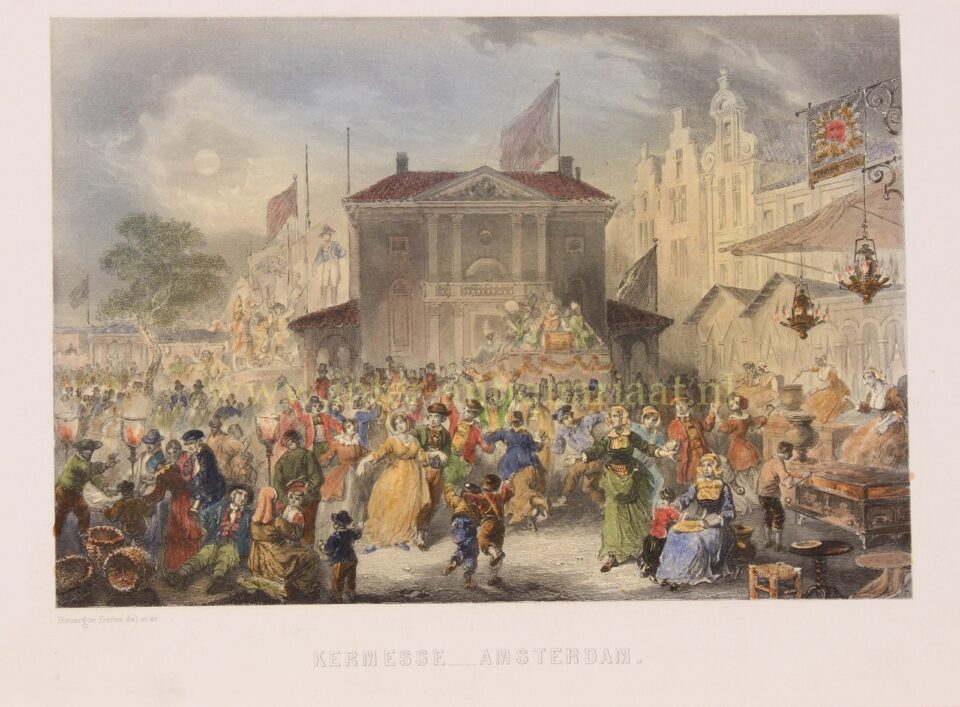 Kermis op de botermarkt te Amsterdam 1857