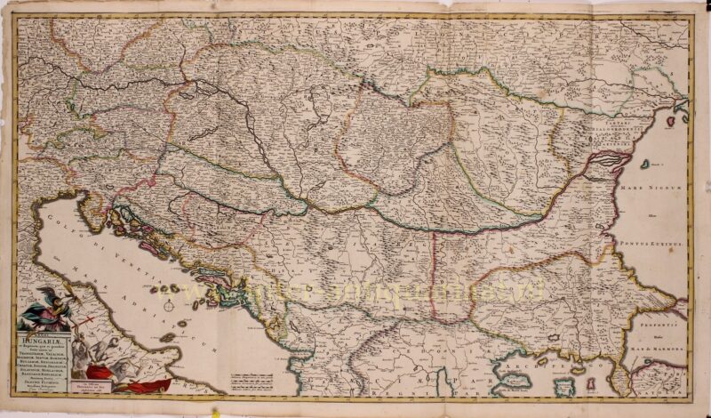 Kingdom of Hungary, Balkans – Frederick de Wit, 1688