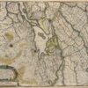 17e-eeuwse kaart van Brabant en Zuid-Holland