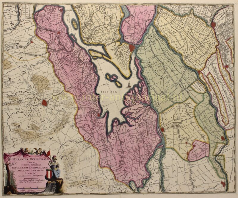 South-Holland, Brabant, Biesbosch – Moses Pitt, 1682