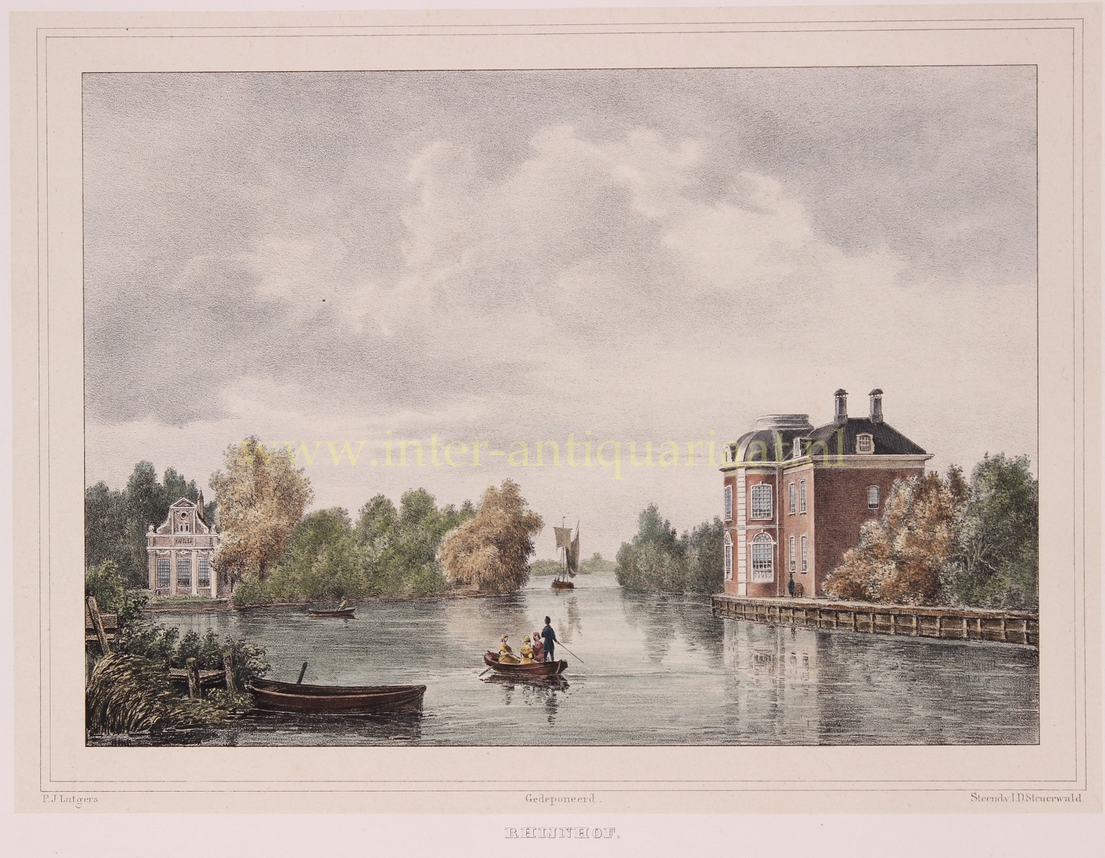 Lutgers-- Petrus Josephus - Rhijnhof (Leiden) - Petrus Josephus Lutgers, 1855