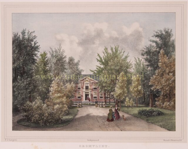 buitenplaats Cromvliet in de 19e-eeuw
