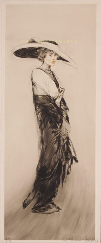 Elegant lady – Adrien Drian c. 1911