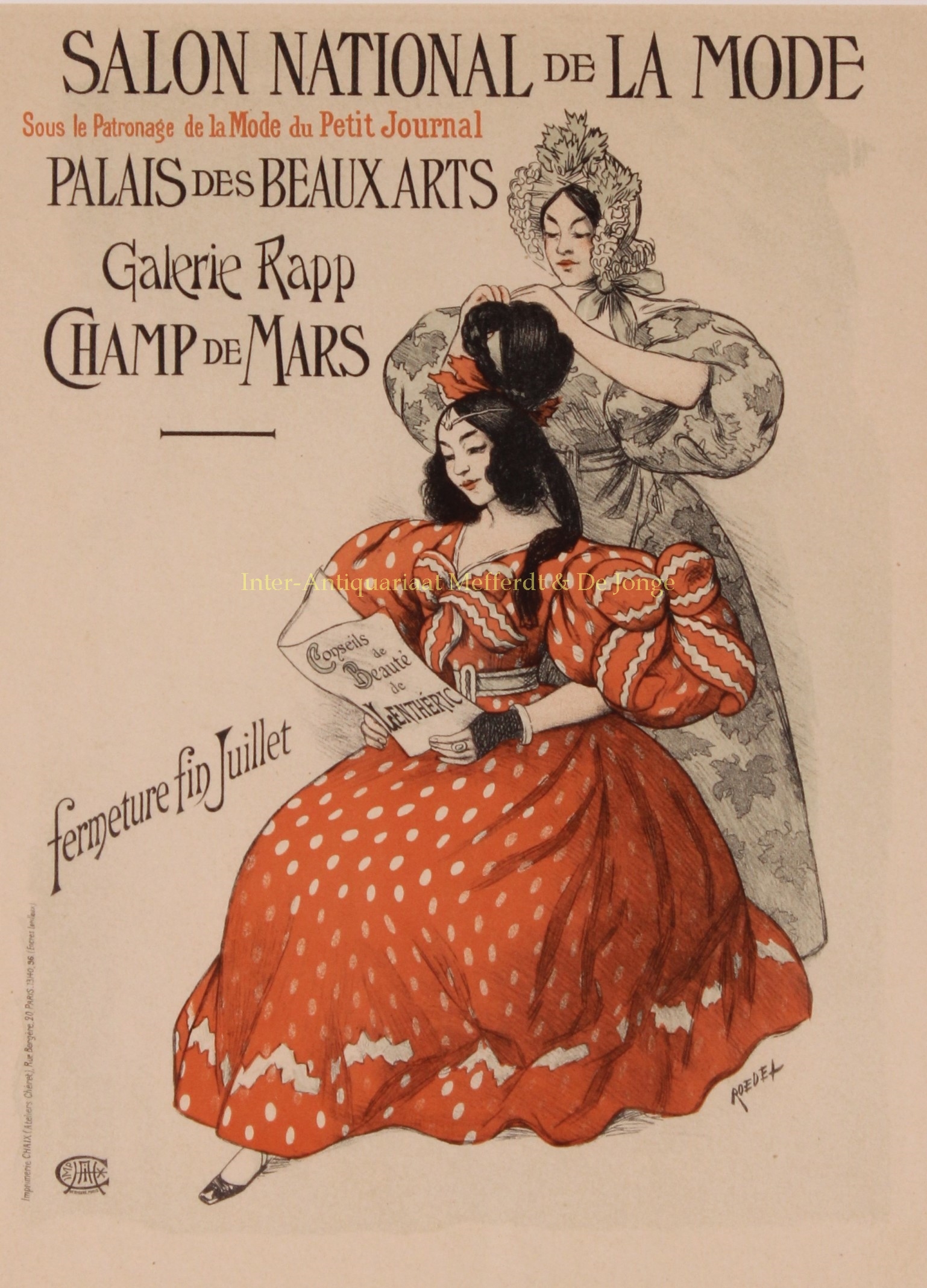  - Salon National de la Mode - August Roedel, 1895-1900