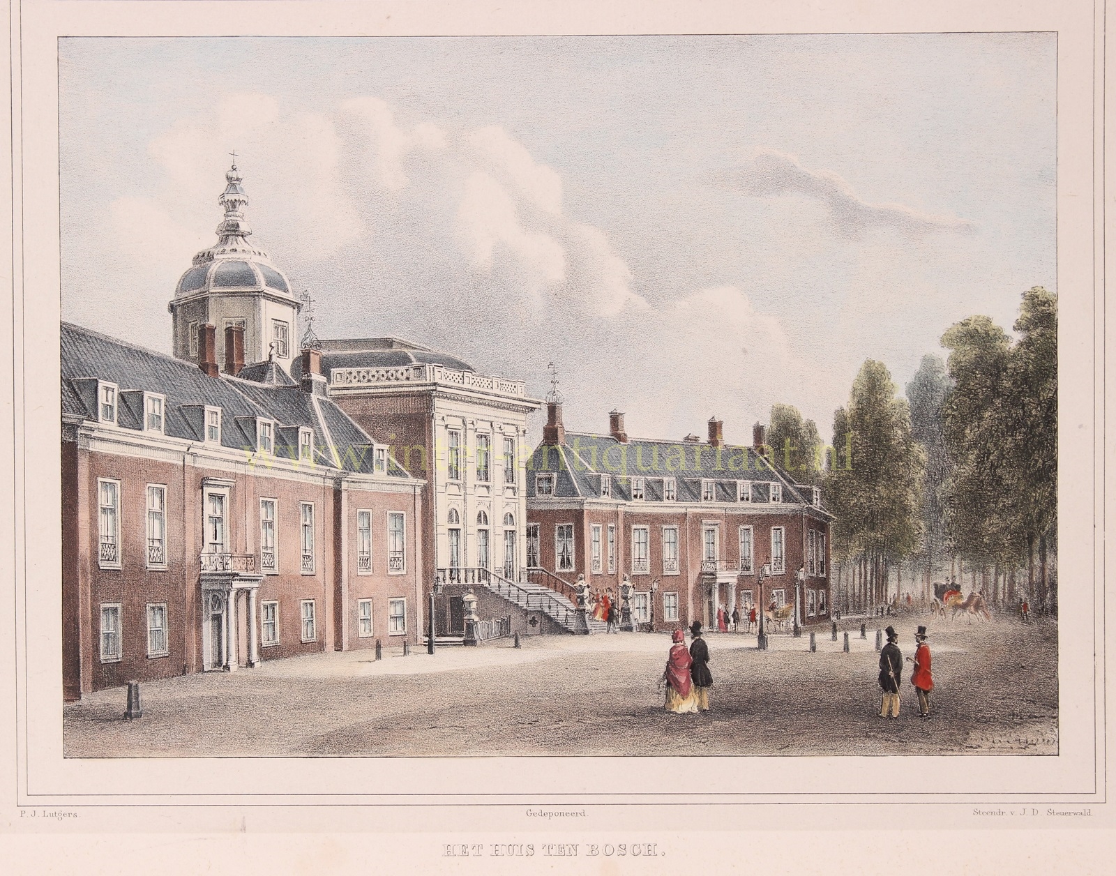 Lutgers-- Petrus Josephus - Huis ten Bosch palace (The Hague) - Petrus Josephus Lutgers, 1855