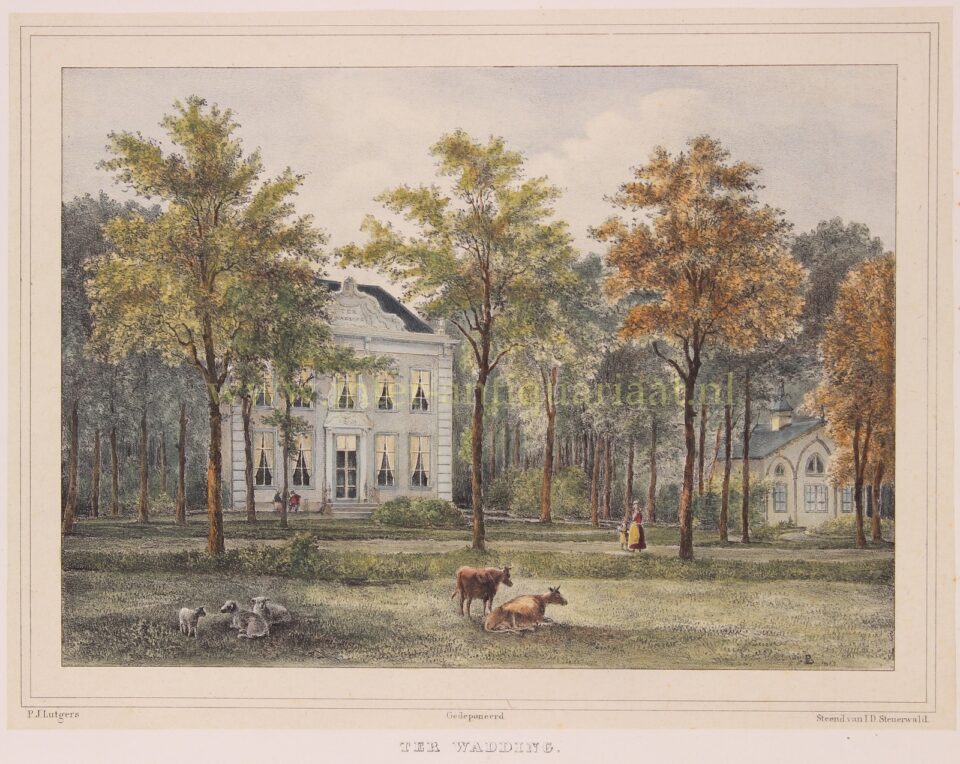 Huis Ter Wadding in de 19e-eeuw