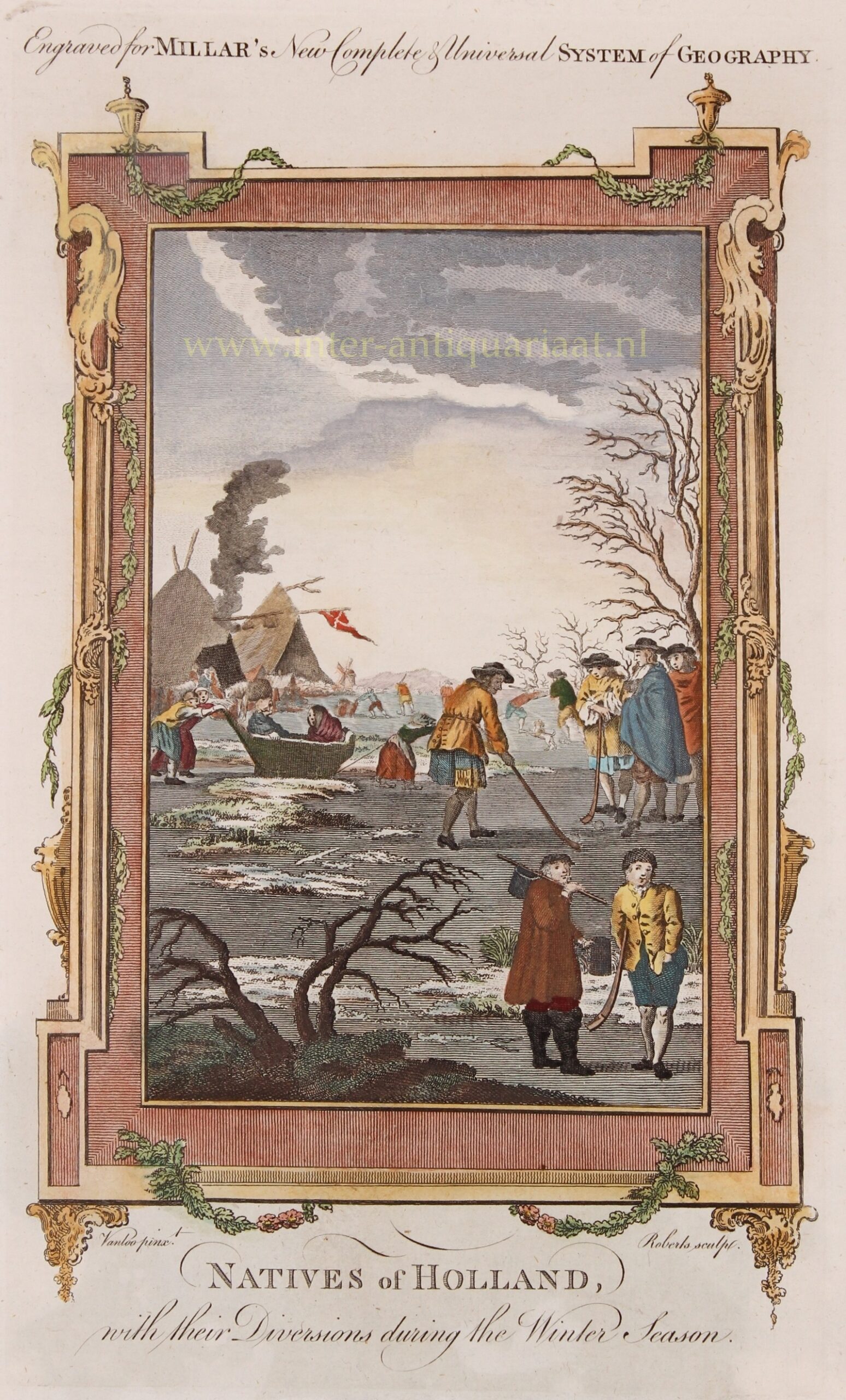Loo-- Carle van - Winter Season - Henry Roberts after Carle van Loo, 1782