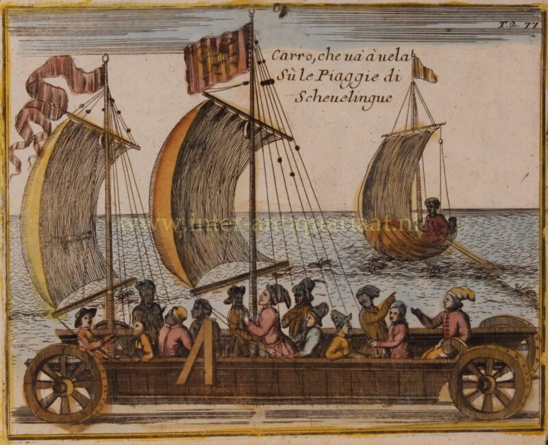 Land yacht – Vincenzo Coronelli, 1707