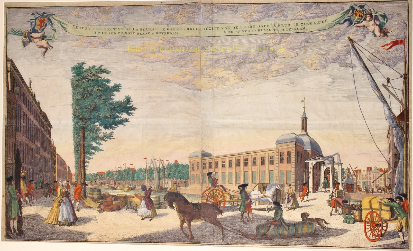  - Old exchange of Rotterdam - Jacob Lindenberg, 1736-1740