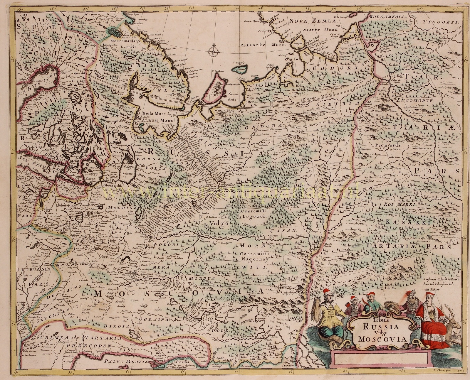 Wit-- Frederick de (1630-1706) - Russia - Frederick de Wit, ca. 1680