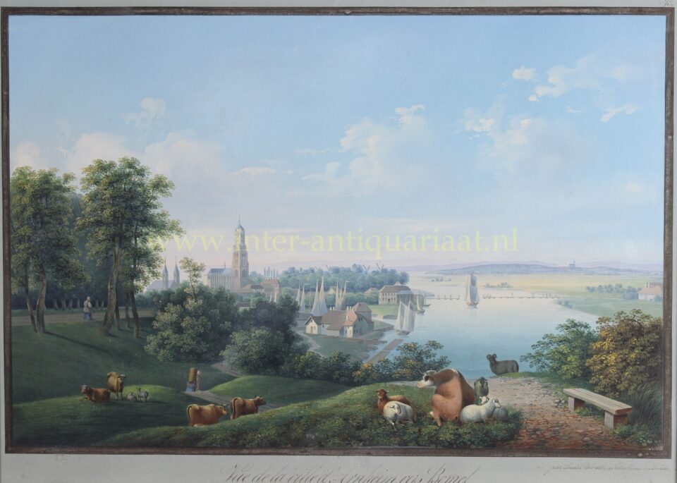 view of 19th century Arnhem
