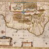 kaart van Nederlands Brazilië rond 1635