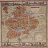 19th century map of Bruxelles