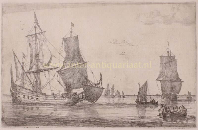 Dutch Fluyt ship – Reinier Nooms (Zeeman), ca. 1660