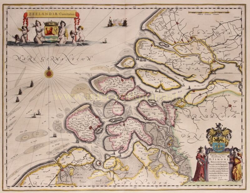 Zeeland – Willem Blaeu, 1635