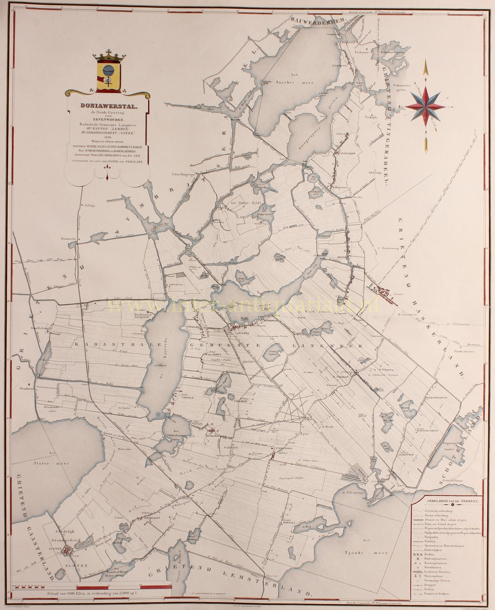 Eekhoff-- Wopke (1809-1880) - Frisian Lakes - Wopke Eekhoff, 1850